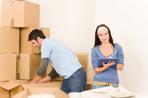 Commercial moving support for Canary Wharf offices and businesses